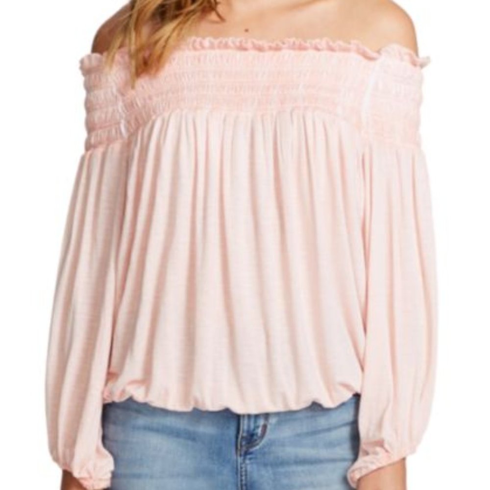 WILLIAM RAST™ Layla Off the Shoulder Top, Pink,XS